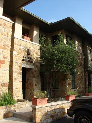 Ladera Park medical office building, a stone and stucco professional complex in Austin, Texas